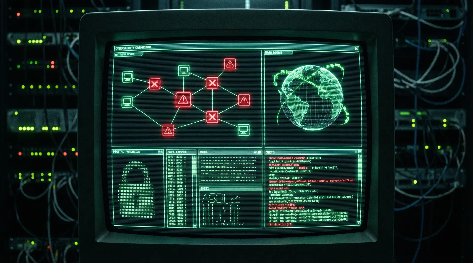 暗网禁区 威胁态势分析仪表盘